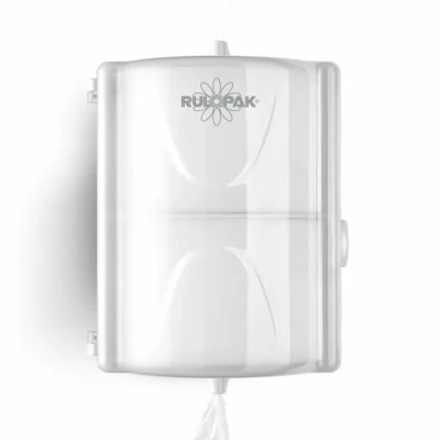 Rulopak İkiz Mini Cimri İçten Çekmeli Tuvalet Kağıdı Dispenseri Beyaz