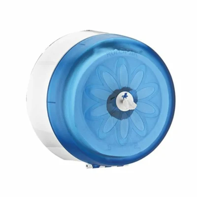 Rulopak Mini Cimri İçten Çekmeli Tuvalet Kağıdı Dispenseri Transparan Mavi